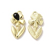 Glass Flower Of Life Pendant PALLOY-K001-073G-01-1