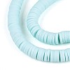 Handmade Polymer Clay Beads Strands CLAY-R089-6mm-032-3