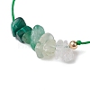 Gemstone Braided Bead Bracelet BJEW-JB11013-04-3