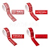 4Roll 4 Style Self-Adhesive Paper Warning Tag Stickers DIY-SZ0007-45-1