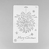 Creative Christmas Plastic Drawing Stencil DIY-L007-10-1