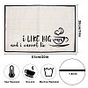 Coffee Theme Diablement Fort Cup Mats AJEW-WH0201-005-2