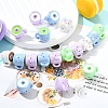6Pcs 6 Colors Opaque Acrylic Beads SACR-YW0002-14-4