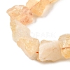 Heated Natural Citrine Beads Strands G-S386-C19-4
