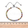 304 Stainless Steel Pave Cubic Zirconia Tennis Bracelets BJEW-G754-03P-05-5