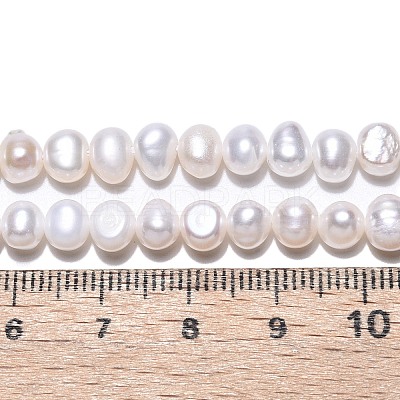 Natural Cultured Freshwater Pearl Beads Strands PEAR-N014-05L-1