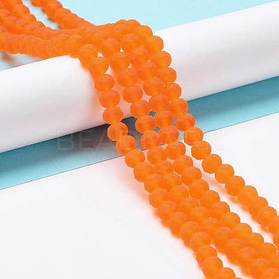 Transparent Glass Beads Strands X-EGLA-A034-T10mm-MD25-1