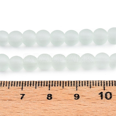 Baking Paint Transparent Glass Bead Strands X-GLAA-S031-6mm-29-1