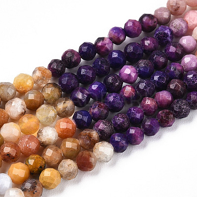 Natural Mixed Gemstone Beads Strands G-D080-A01-02-05-1