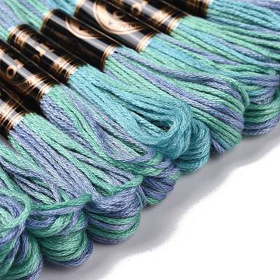 10 Skeins 6-Ply Polyester Embroidery Floss OCOR-K006-A30-1