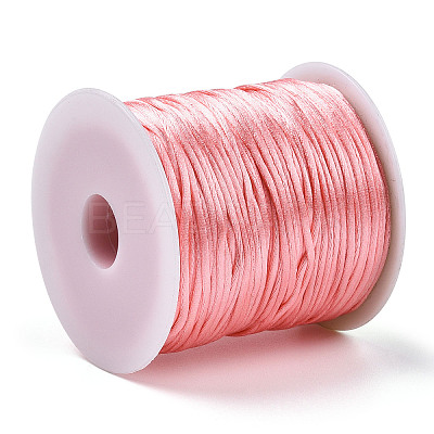 Nylon Satin Rattail Cords NWIR-R025-1.0mm-182-1
