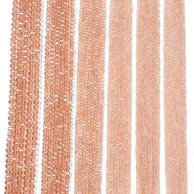 Electroplate Glass Beads Strands EGLA-A044-T1mm-A21-1