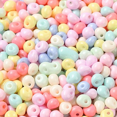 6/0 Opaque Baking Paint Glass Seed Beads X1-SEED-M012-02A-36-1