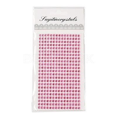 Self Adhesive Acrylic Rhinestone Stickers STIC-PW0012-01E-1