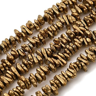 Synthetic Non-magnetic Hematite Beads Strands G-L613-H01-01G-1