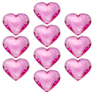 10Pcs Flat Back Acrylic Rhinestone Cabochons OACR-FG0001-22A-1