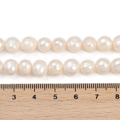 Natural Cultured Freshwater Pearl Beads Strands PEAR-I007-07J-06A-1