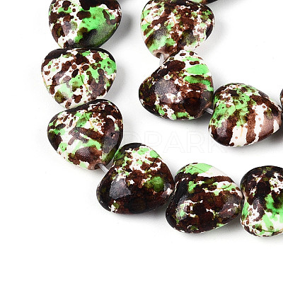 Spray Painted Synthetic Turquoise Beads Strands G-N352-28A-06-1