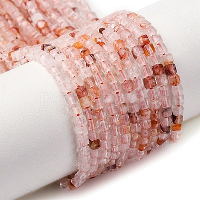 Natural Ferruginous Quartz Beads Strands G-B142-C01-2x2mm-1