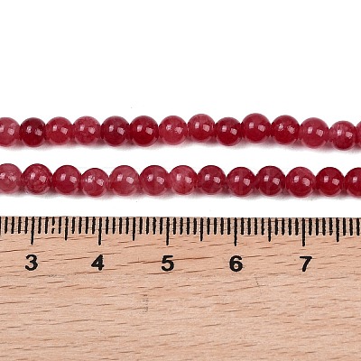 Natural Striped Stone Beads Strands X-G-D315-A01-05-4mm-1