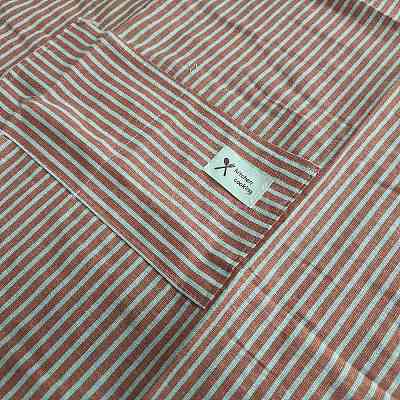 Stripe Polyester Sleeveless Apron AJEW-WH20067-014-1
