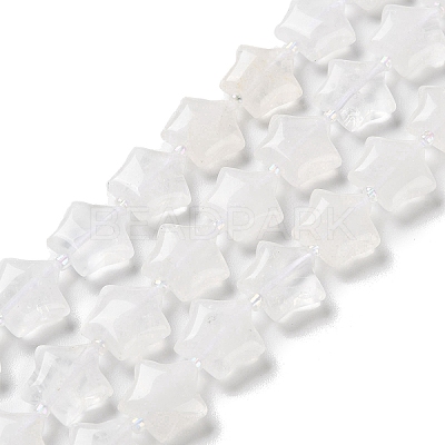 Natural Quartz Crystal Beads Strands G-NH0005-027-1