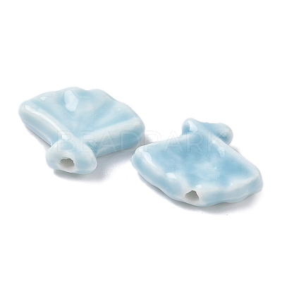 Glazed Porcelain Beads PORC-K003-05-1