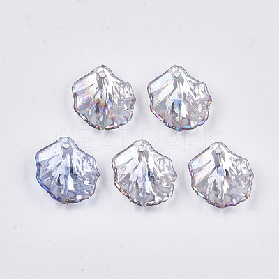 Transparent Acrylic Pendants X-TACR-T007-08-1
