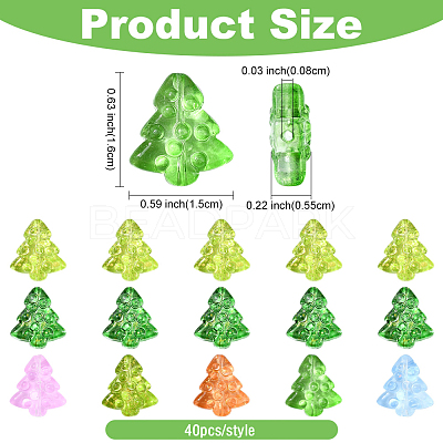 40Pcs Dyed & Heated Glass Beads GLAA-FS0001-88C-1