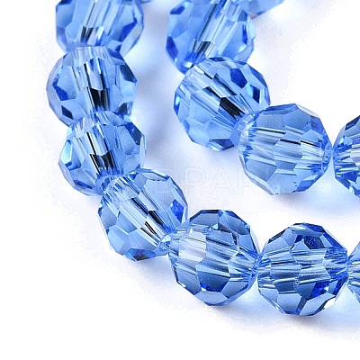 Transparent Glass Beads EGLA-A035-T10mm-D14-1