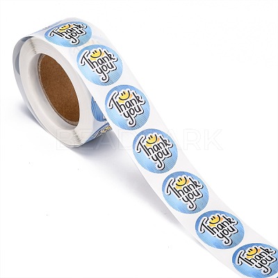 1 Inch Thank You Stickers DIY-G025-J06-1