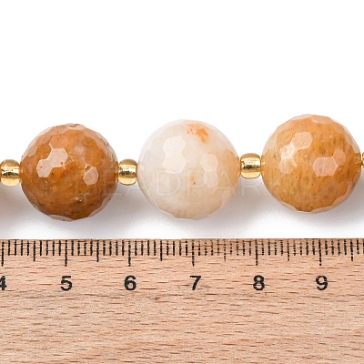 Natural Topaz Jade Beads Strands G-C249-A23-16MM-1