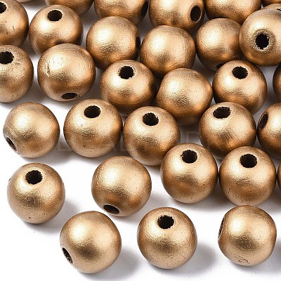 Dyed Natural Wood Beads WOOD-T027-23B-01-LF-1