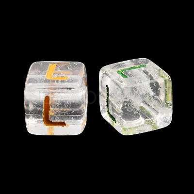 Acrylic European Beads MACR-I042-01L-1