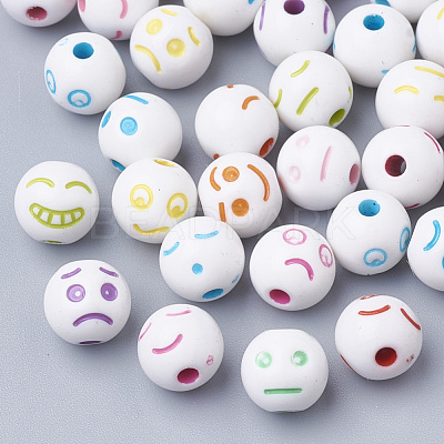 Craft Style Acrylic Beads MACR-Q226-03B-1