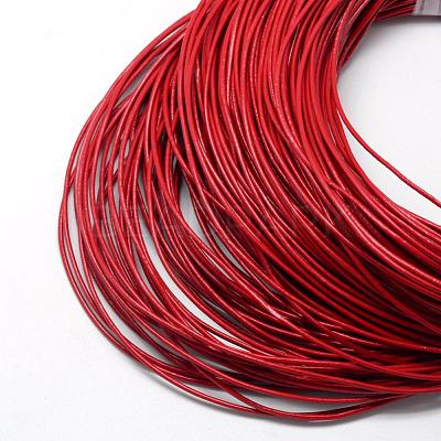 Spray Painted Cowhide Leather Cords WL-R001-1.5mm-15-1