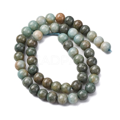 Ombre Effect Dyed Glass Beads Strands X-GLAA-T031-01O-13-1