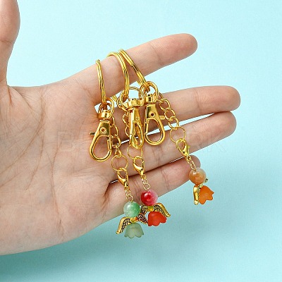 10Pcs Alloy Swivel Lobster Claw Clasps IFIN-YW0003-41-1