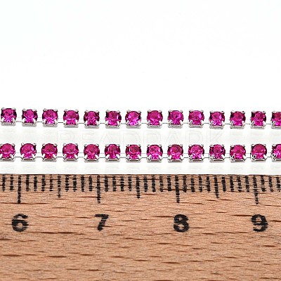Iron Rhinestone Cup Chains CH-T006-02A-06-1