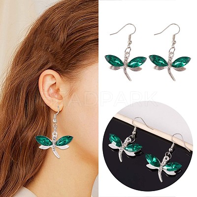 40Pcs 10 Colors Alloy Rhinestones Charms JX147A-1