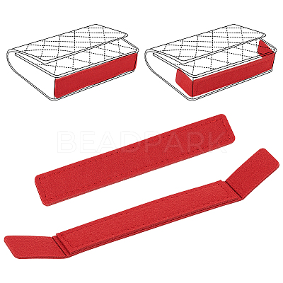 8Pcs 2 Styles Rectangle Felt Bag Base Shaper DIY-WR0004-37A-1
