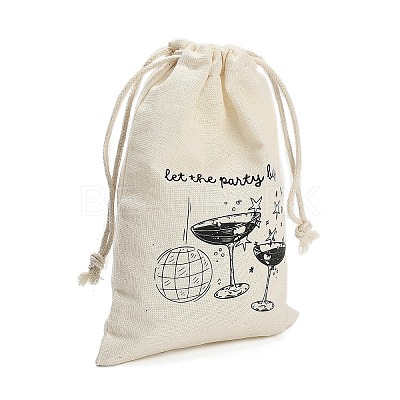 Cloth Hangover Kit Party Favor Drawstring Bags ABAG-A012-05B-02-1