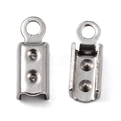 Tarnish Resistant 304 Stainless Steel Folding Crimp Ends STAS-R065-36-1