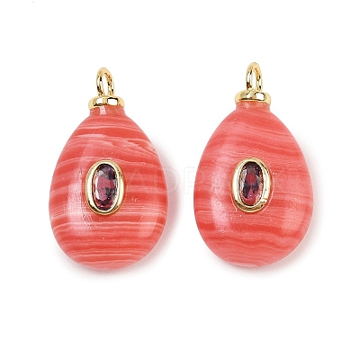 Synthetic Rhodochrosite Pendants X-KK-B157-42D-05-1