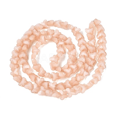 Opaque Glass Beads Strands GLAA-N073-01B-1