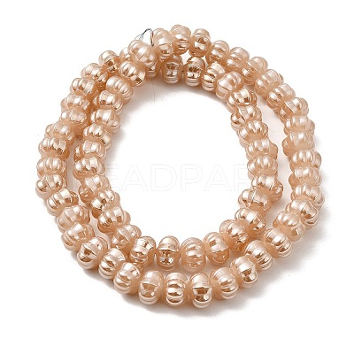 Pearl Luster Plated Electroplate Glass Beads GLAA-G106-02A-PL02-1