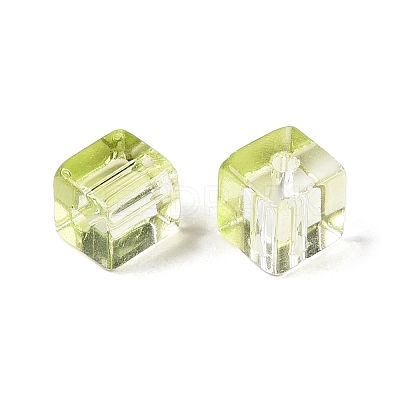 Baking Paint Transparent Glass Beads DGLA-N005-01A-06-1
