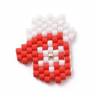 Handmade MIYUKI Japanese Seed Loom Pattern Seed Beads PALLOY-MZ00059-10-1