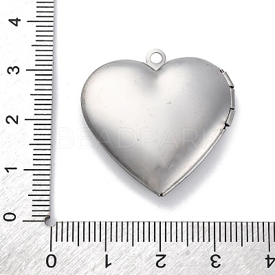 304 Stainless Steel Locket Pendants STAS-S171-13P-05-1