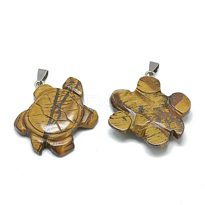 Natural & Synthetic Mixed Stone Pendants G-T091-M-1